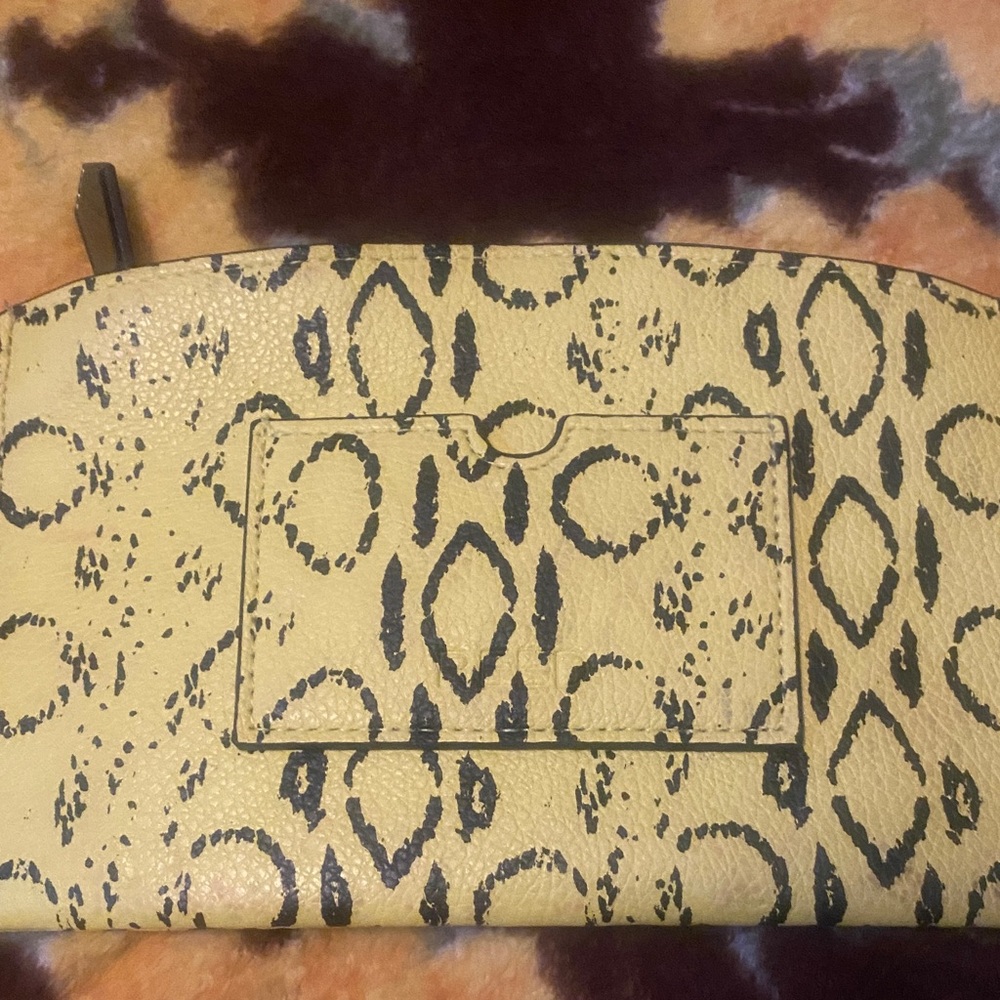 Reed Krakoff Yellow and Black Leopard Print Clutch